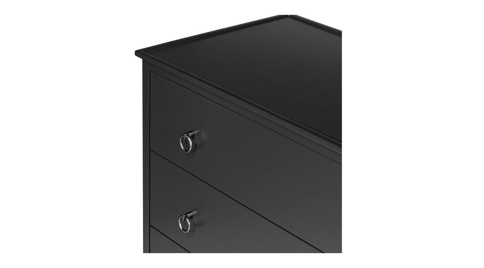 REAGAN 6 DRAWER DRESSER-BLACK - Image 6