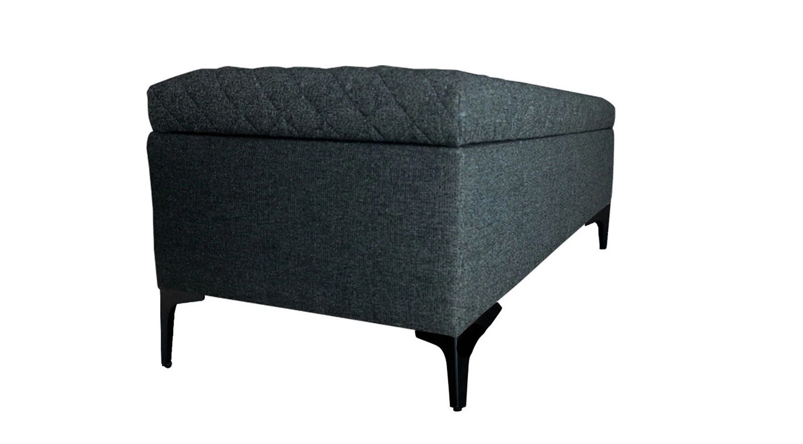 Rizzle Storage Bench Charcoal - Image 2