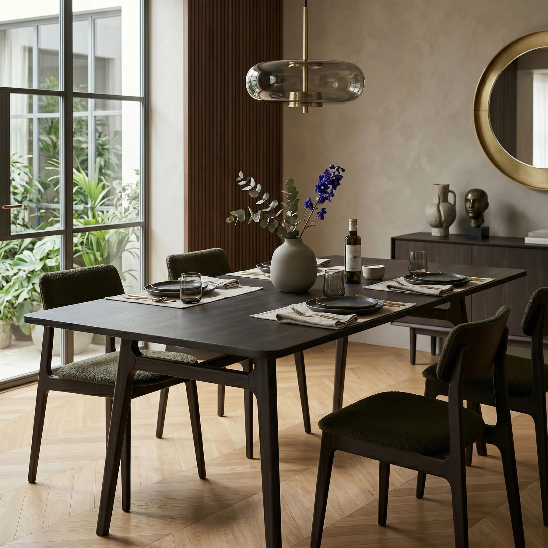 Brunette Dining Table - Antique Black - Image 4