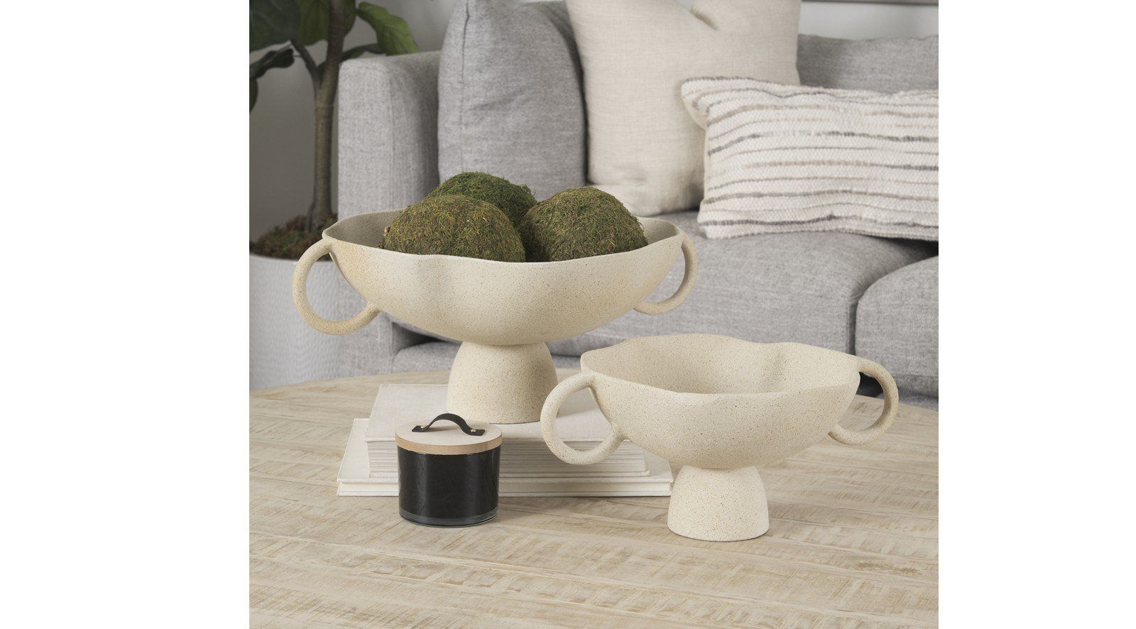 Radka Bowl Beige Small - Image 9