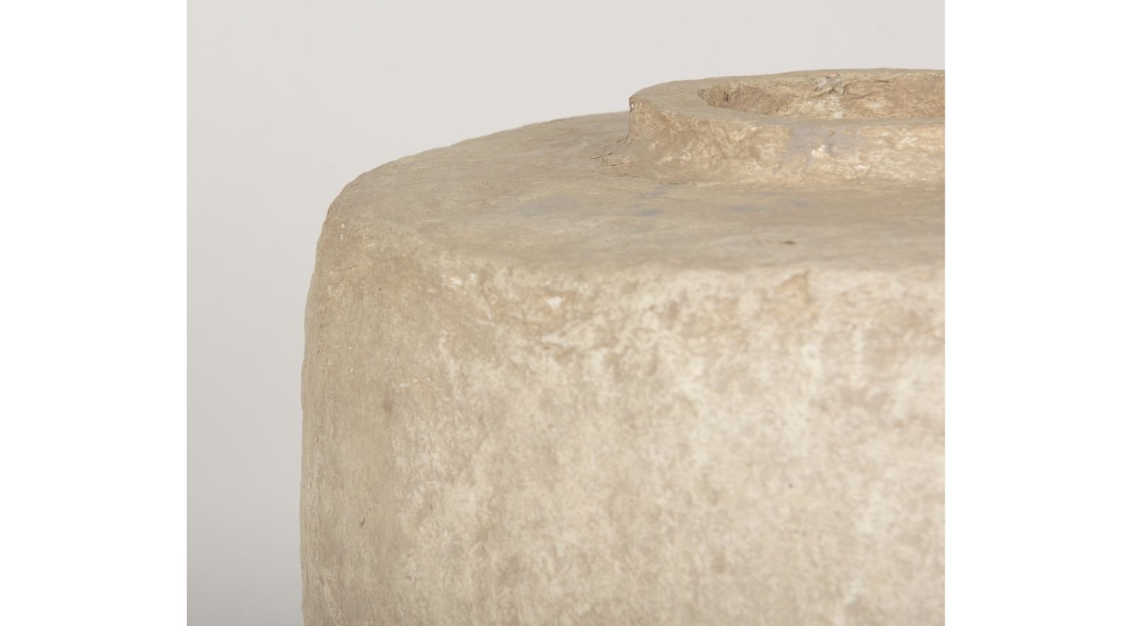 Rama Beige Paper Mache Floor Vase-Large - Image 6