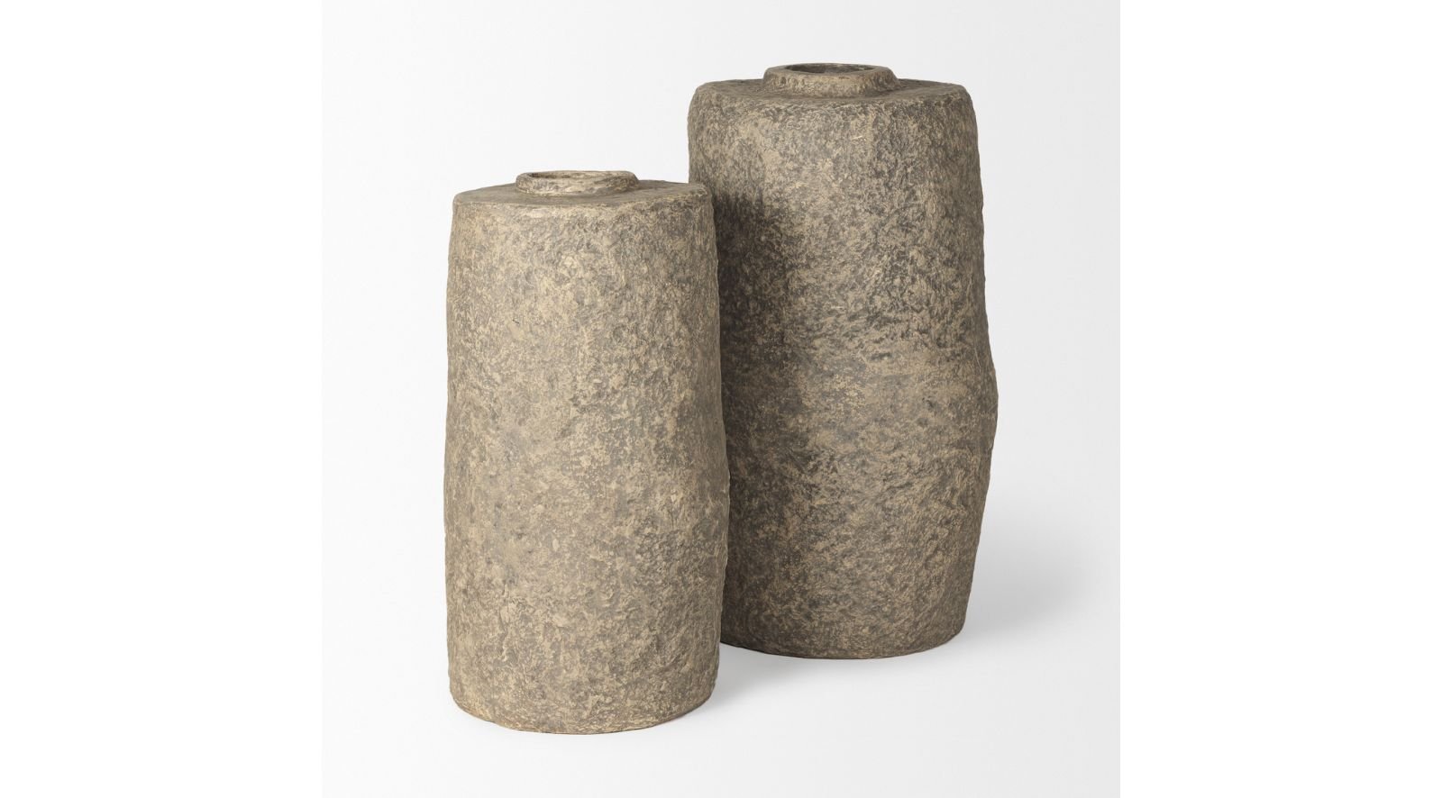 Rama Gray Paper Mache Floor Vase-Large - Image 2