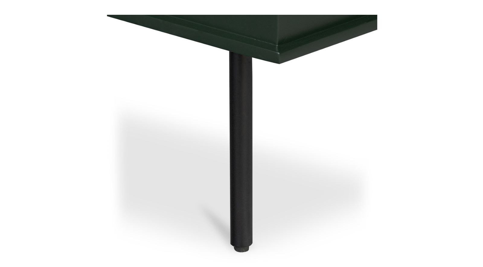 Reagan 3 Drawer Nightstand- Deep Green - Image 4