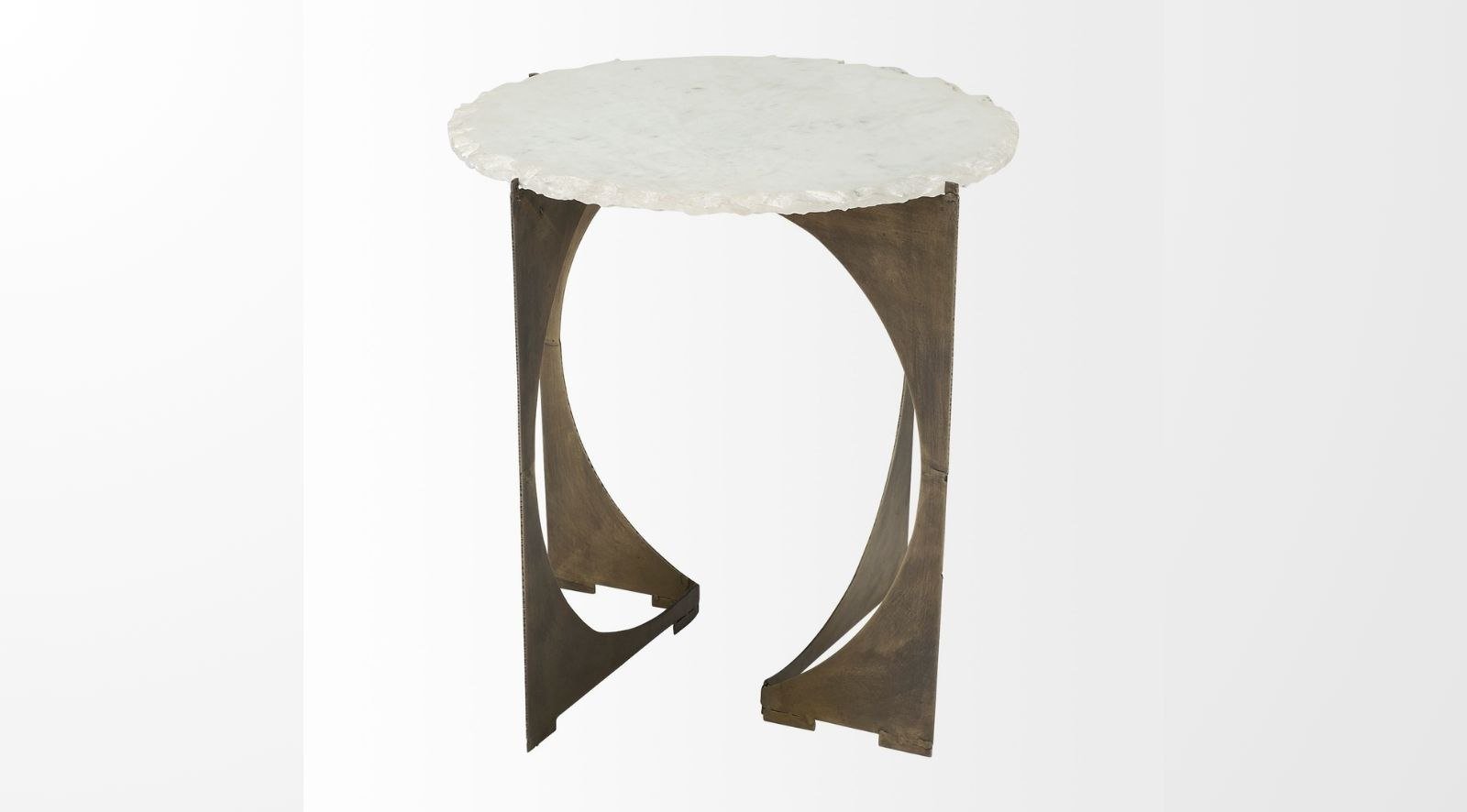 Reinhold II Side Table- Gold - Image 4