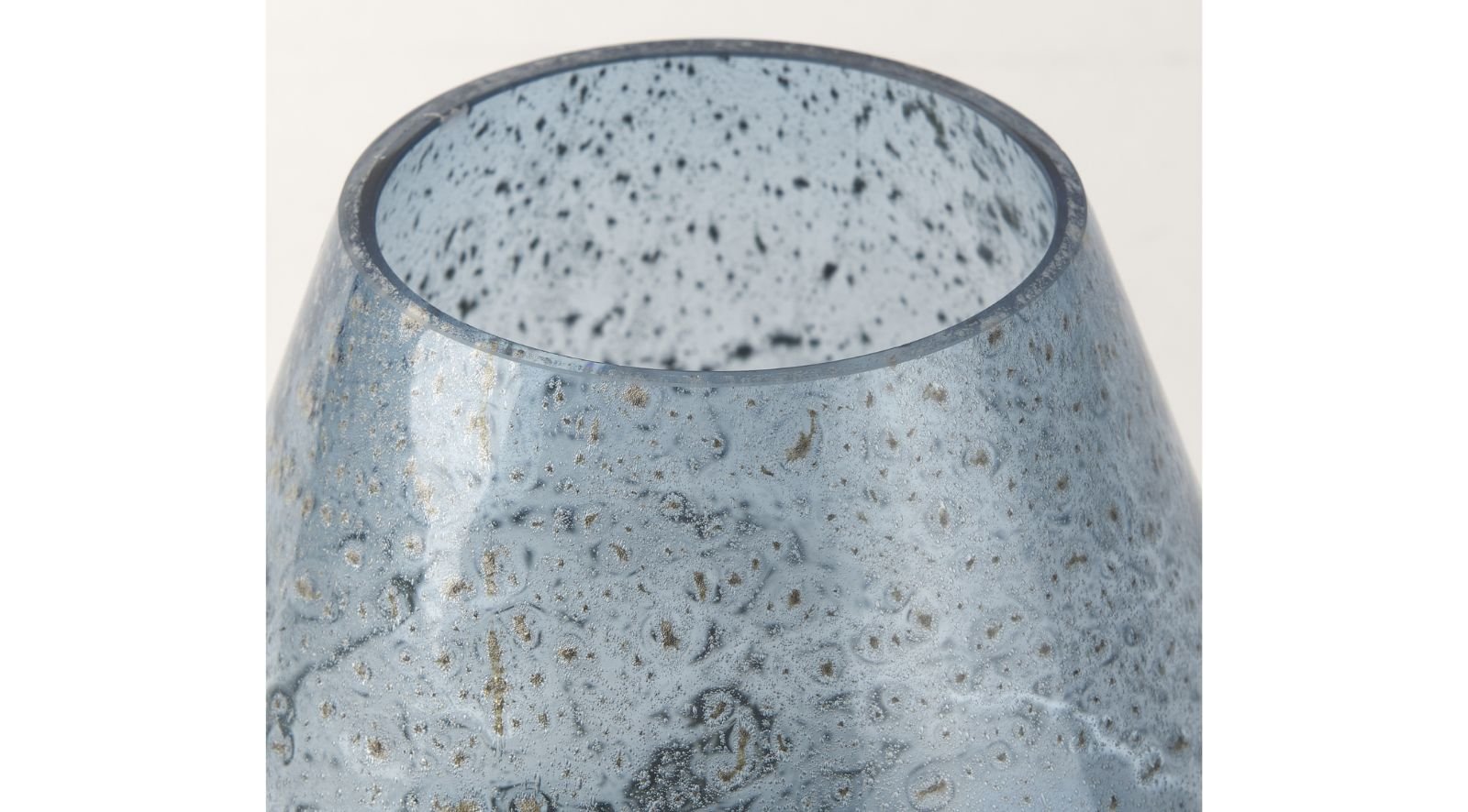 Robyn Blue Glass Vase-Small - Image 8