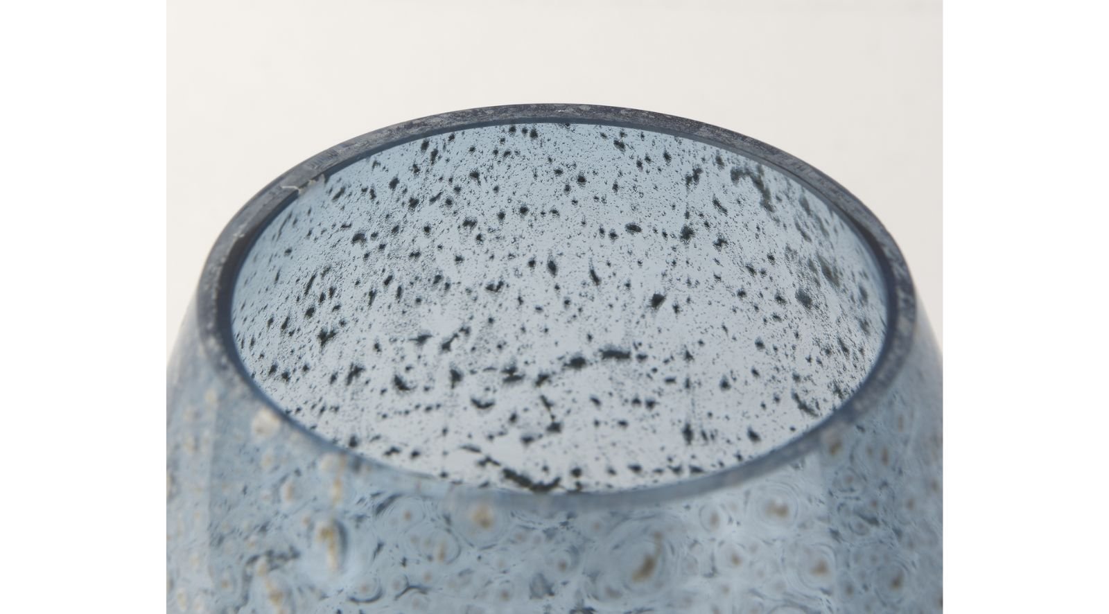 Robyn Blue Glass Vase-Small - Image 7