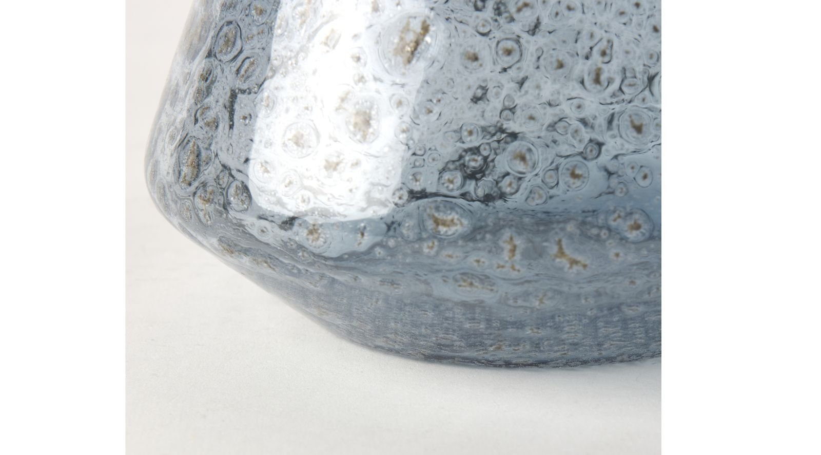 Robyn Blue Glass Vase-Small - Image 6