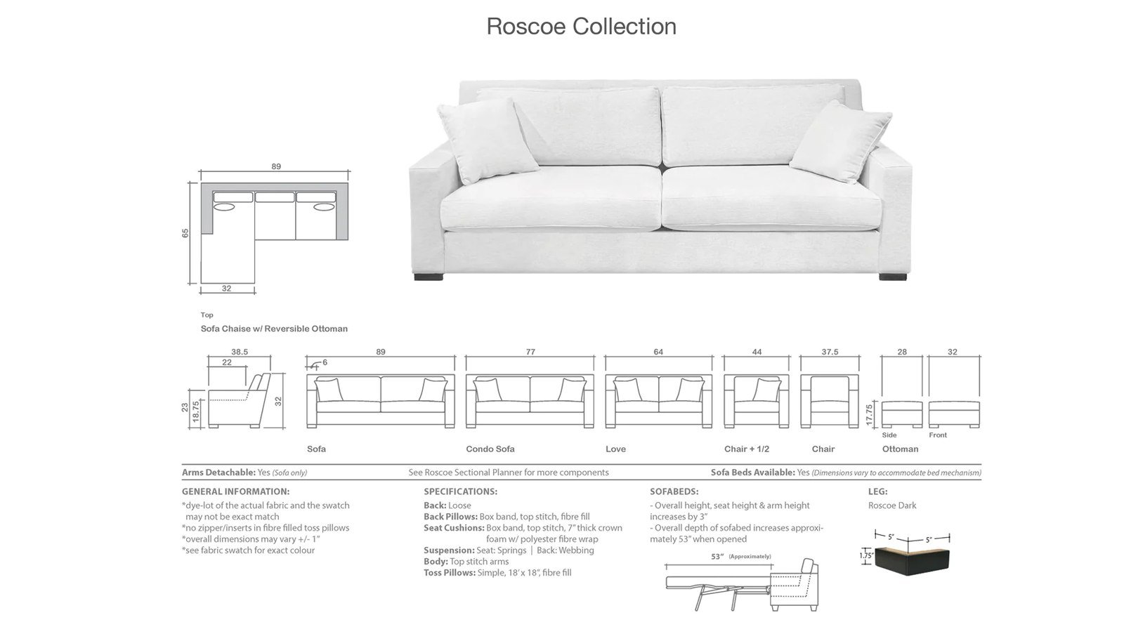 Roscoe Sofa - Image 9