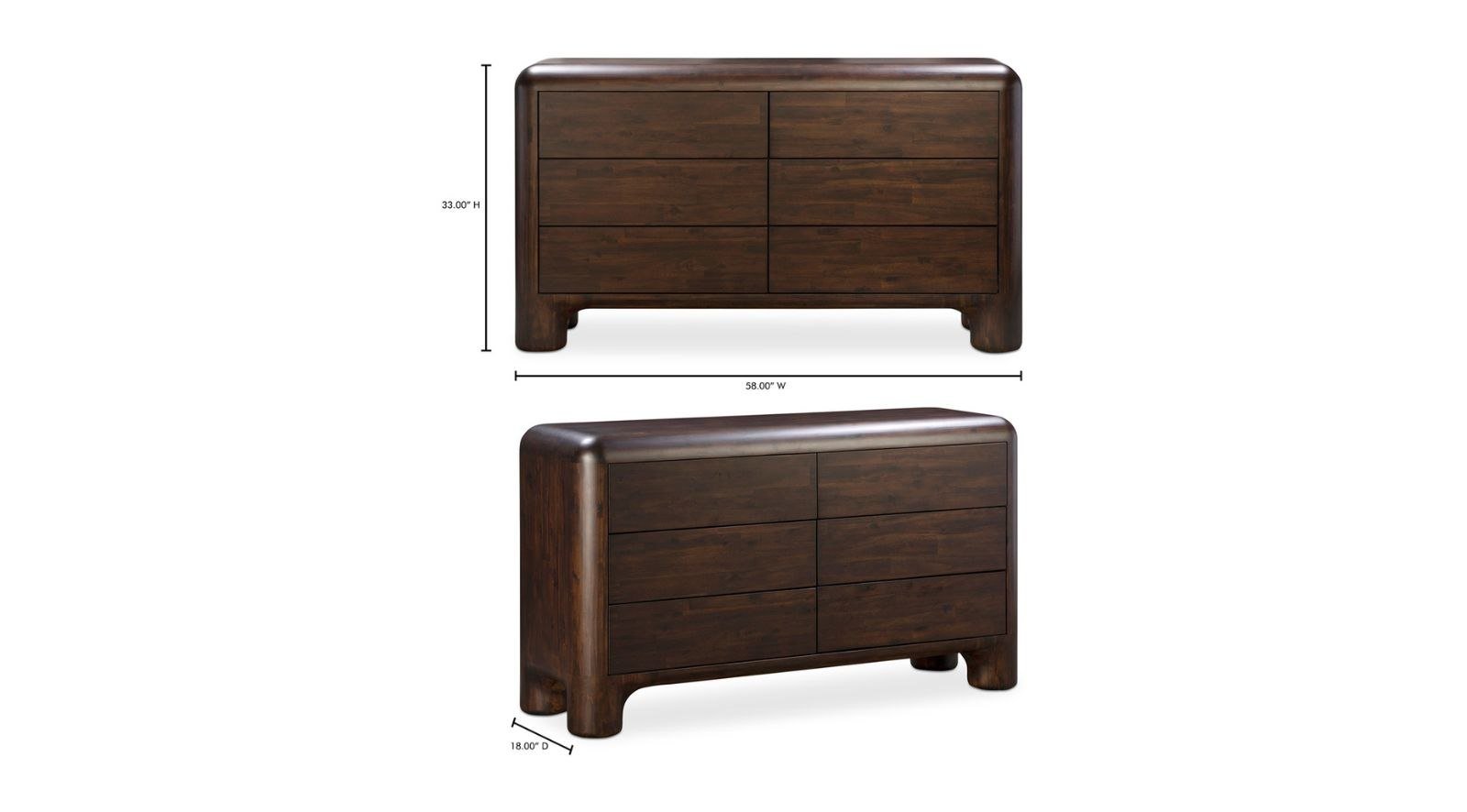 Rowan 6 Drawer Dresser - Image 8