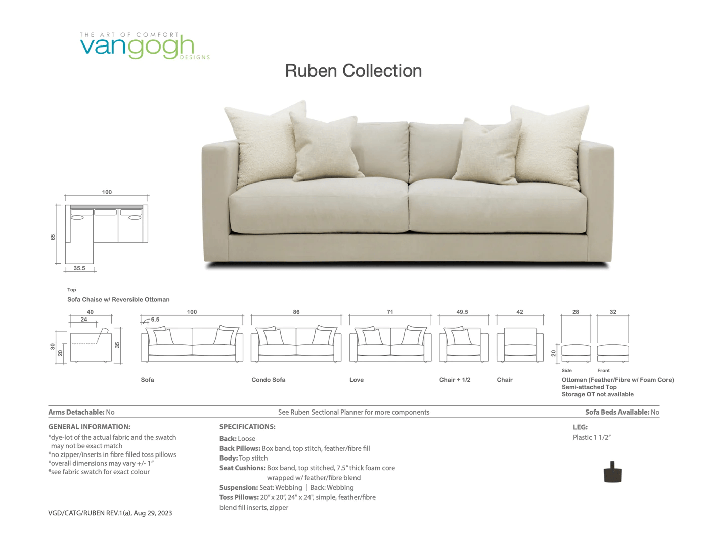 Ruben Sofa - Image 6
