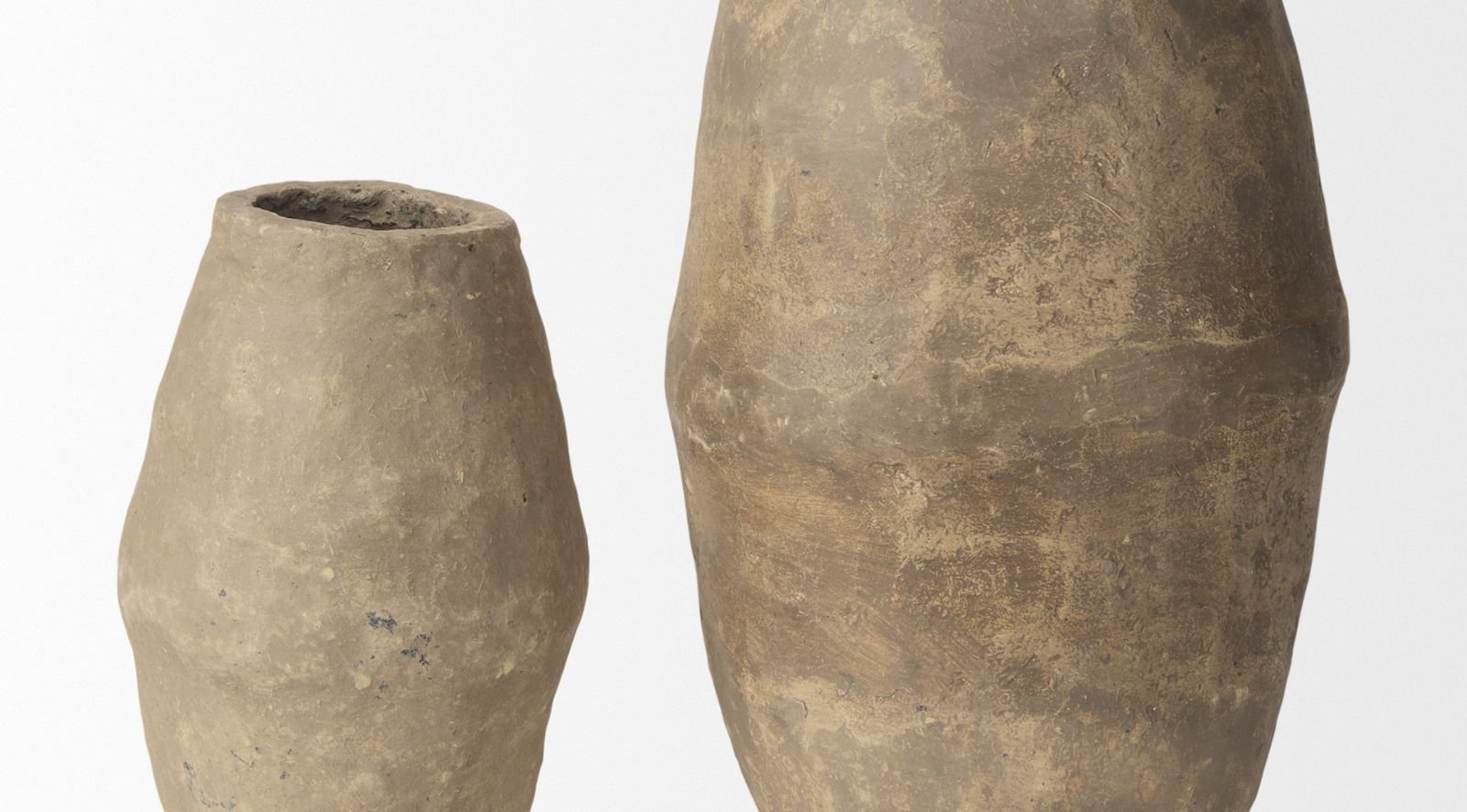 Rundal Gray Paper Mache Vase-Small - Image 11