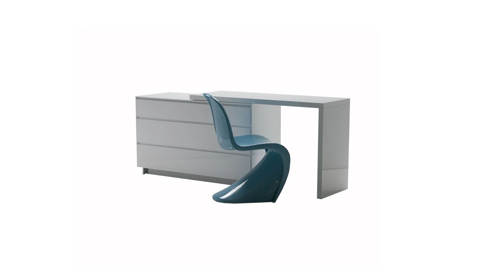 Savvy Dresser With Extension White - Image 2