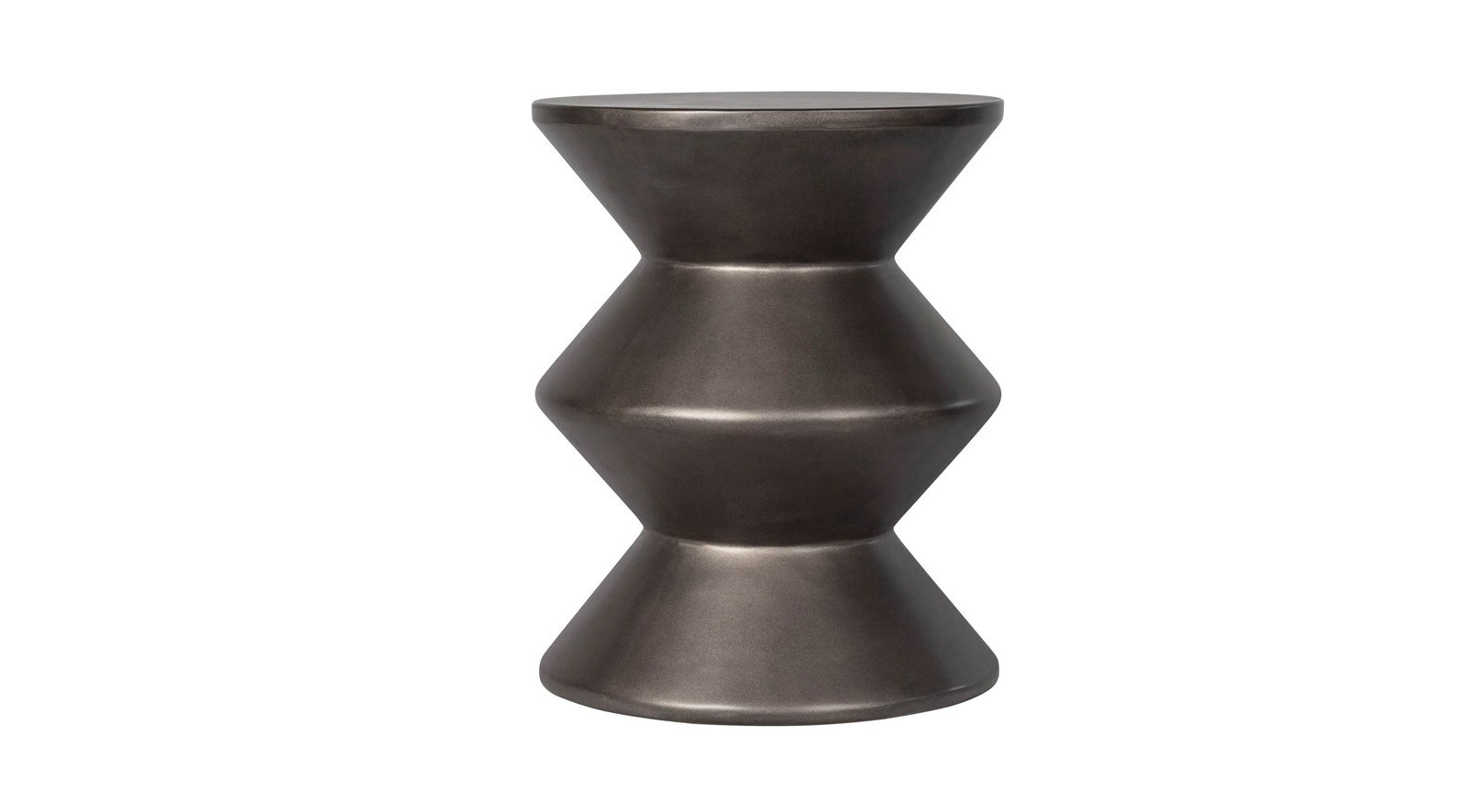 Florence Inverted Side Table Bronze - Image 2
