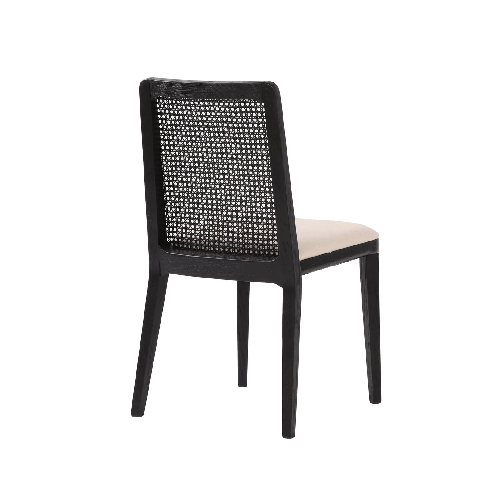 Kane Dining Chair- Oyster Linen/Black Frame - Image 2