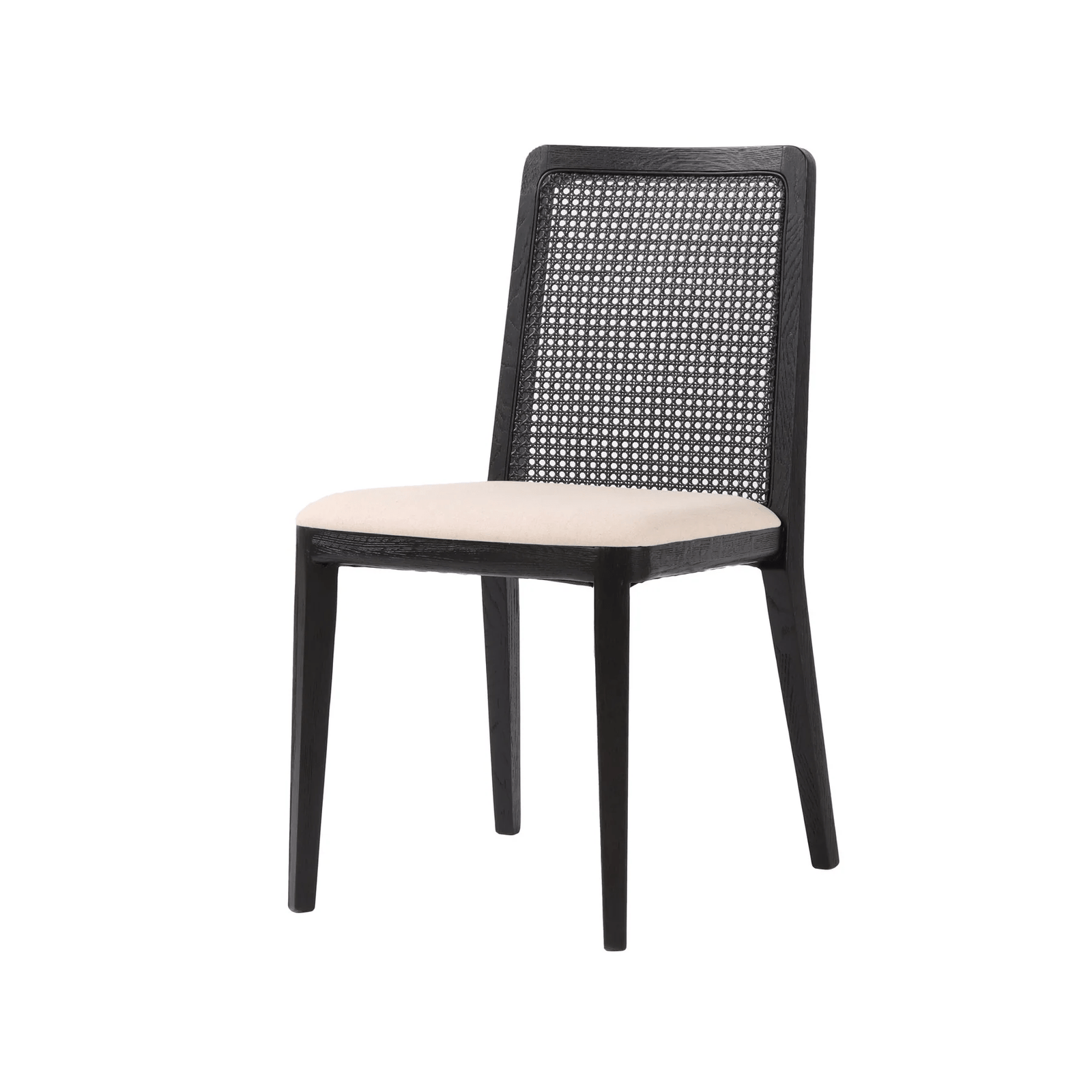 Kane Dining Chair- Oyster Linen/Black Frame - Image 5