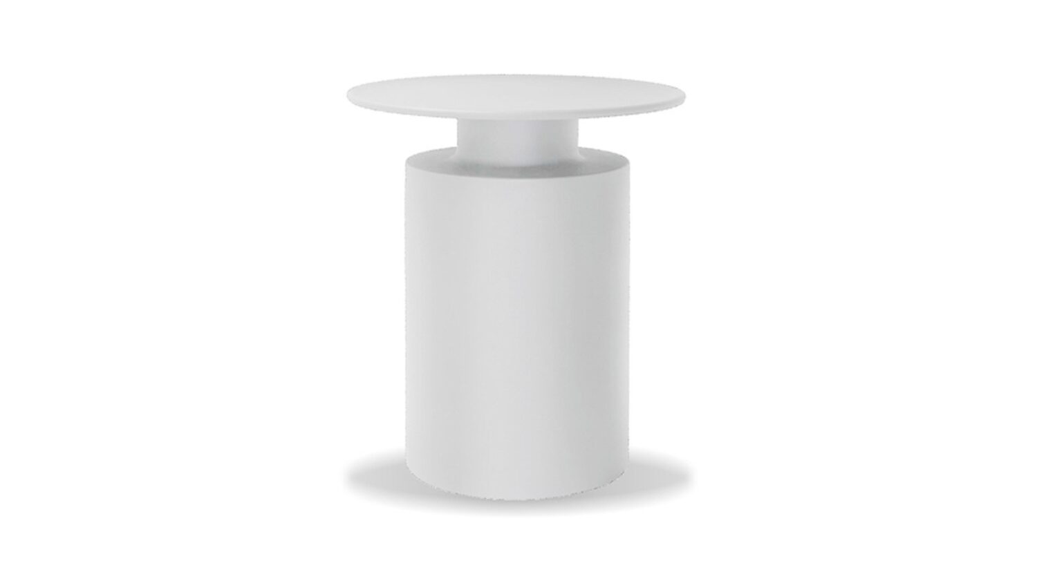Stopper End Table White