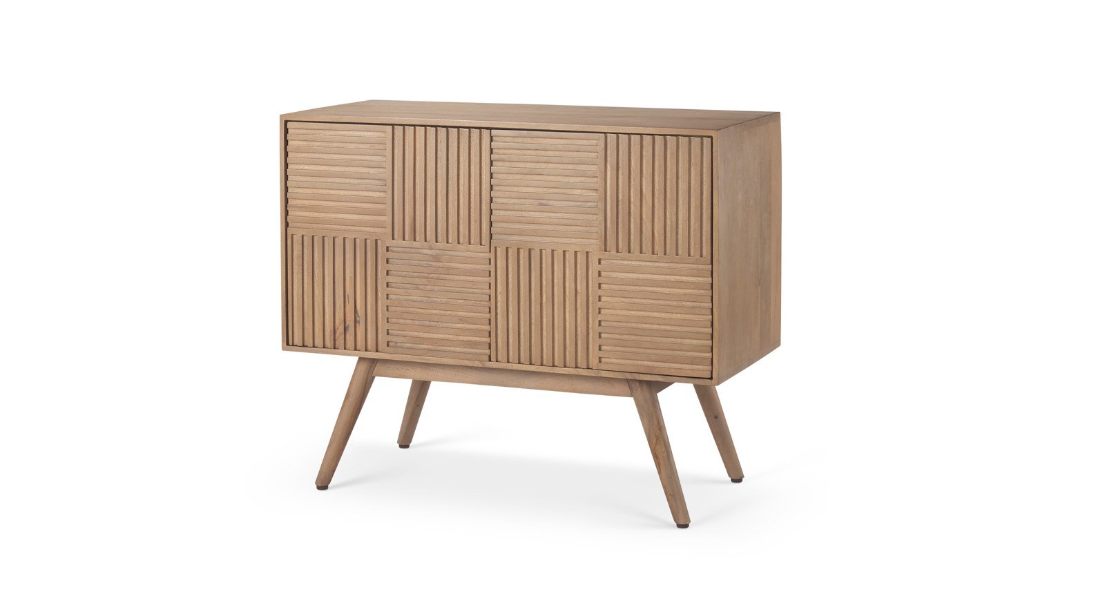 Sable 37.0L x 17.0W x 30.5H Light Brown Wood Accent Cabinet