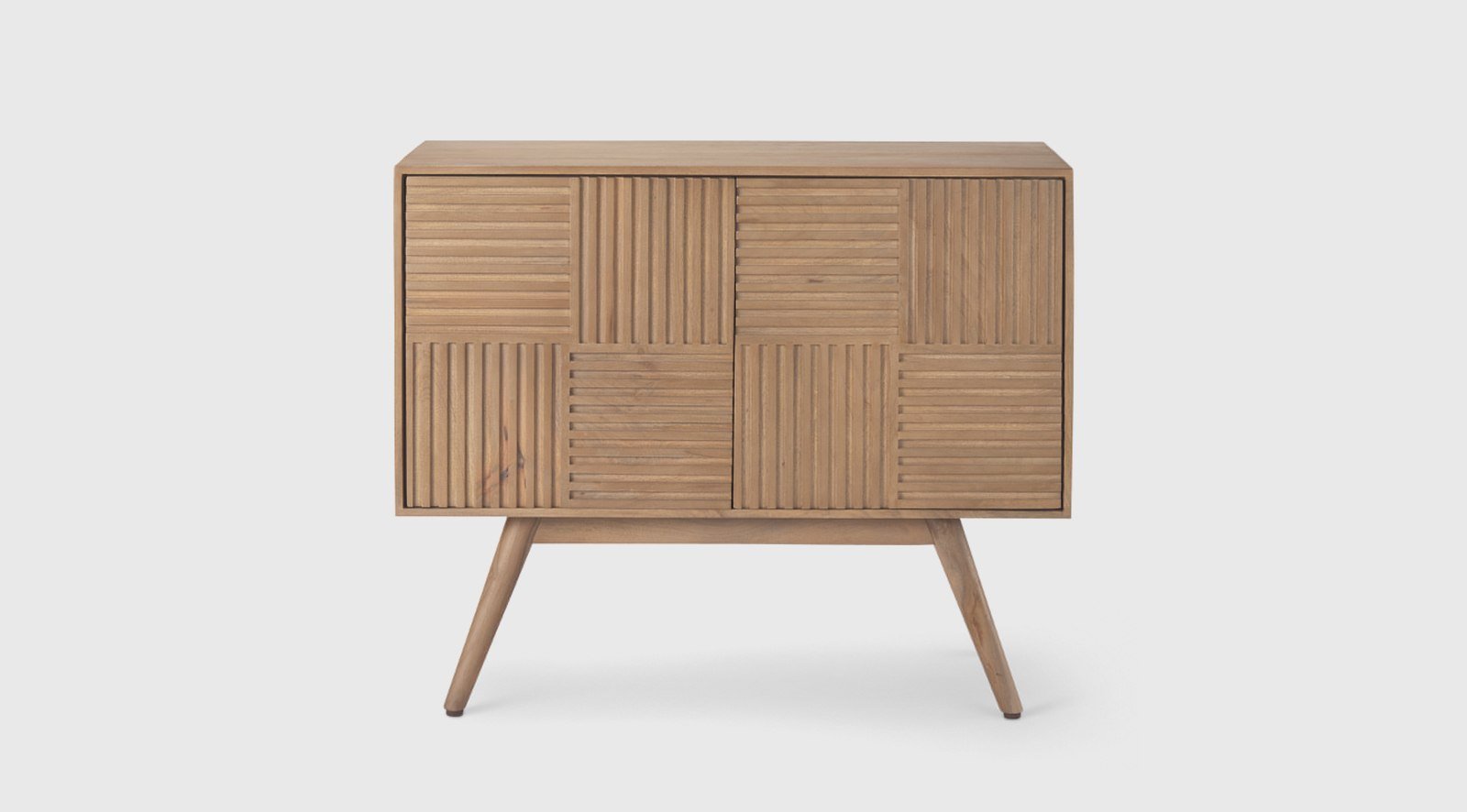 Sable 37.0L x 17.0W x 30.5H Light Brown Wood Accent Cabinet - Image 3