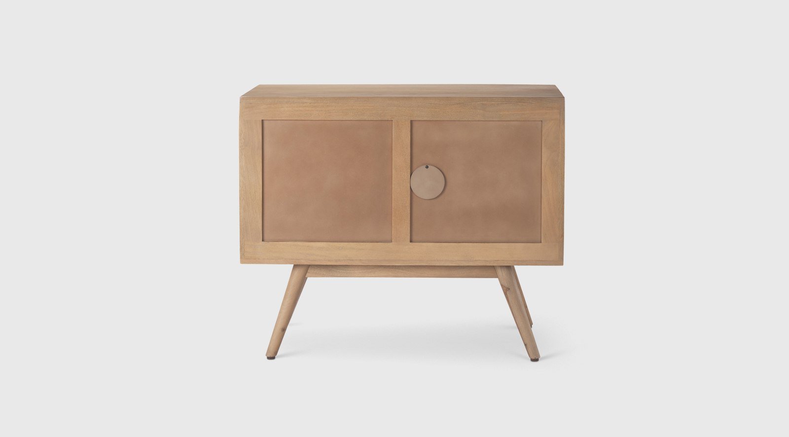 Sable 37.0L x 17.0W x 30.5H Light Brown Wood Accent Cabinet - Image 4