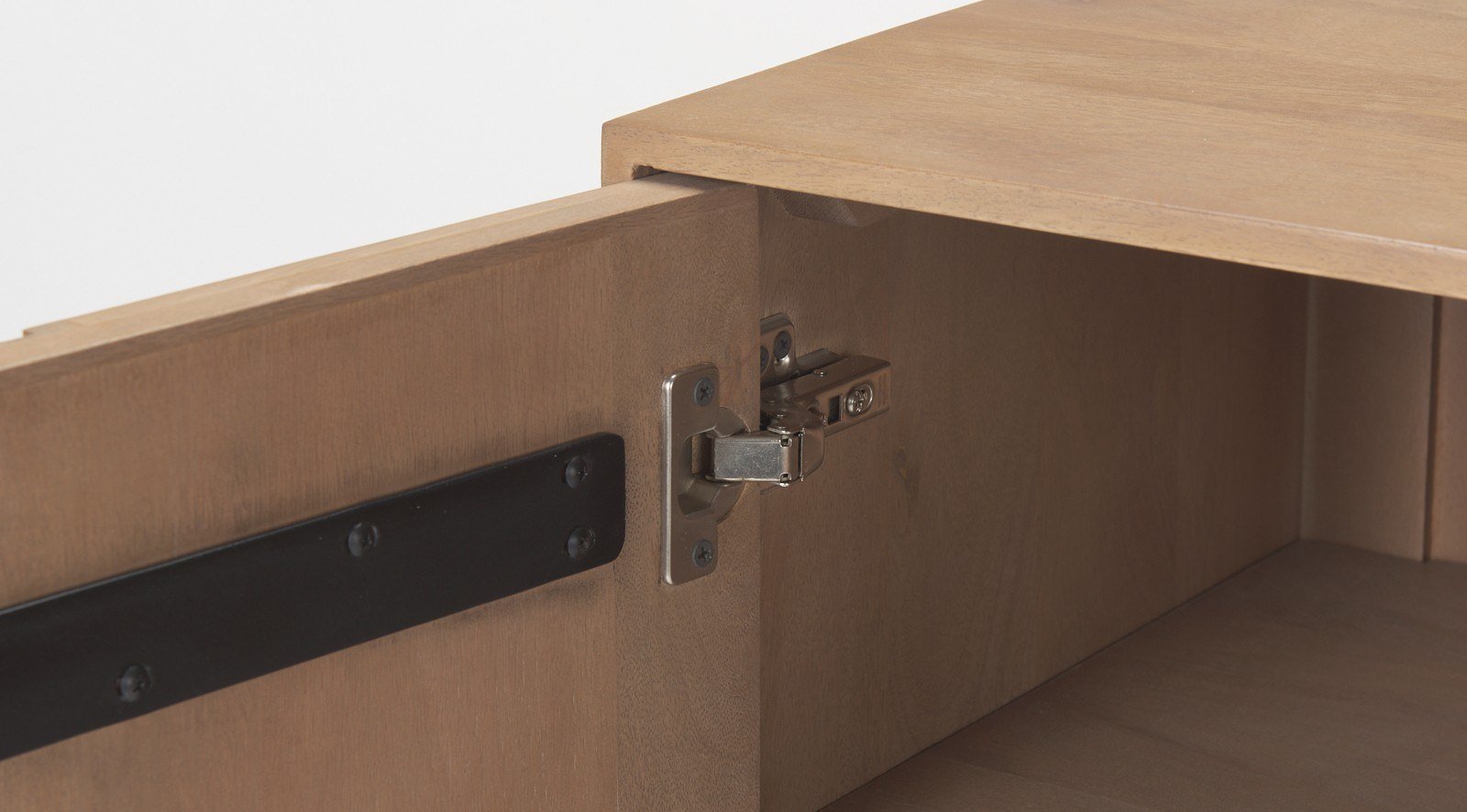 Sable 37.0L x 17.0W x 30.5H Light Brown Wood Accent Cabinet - Image 11