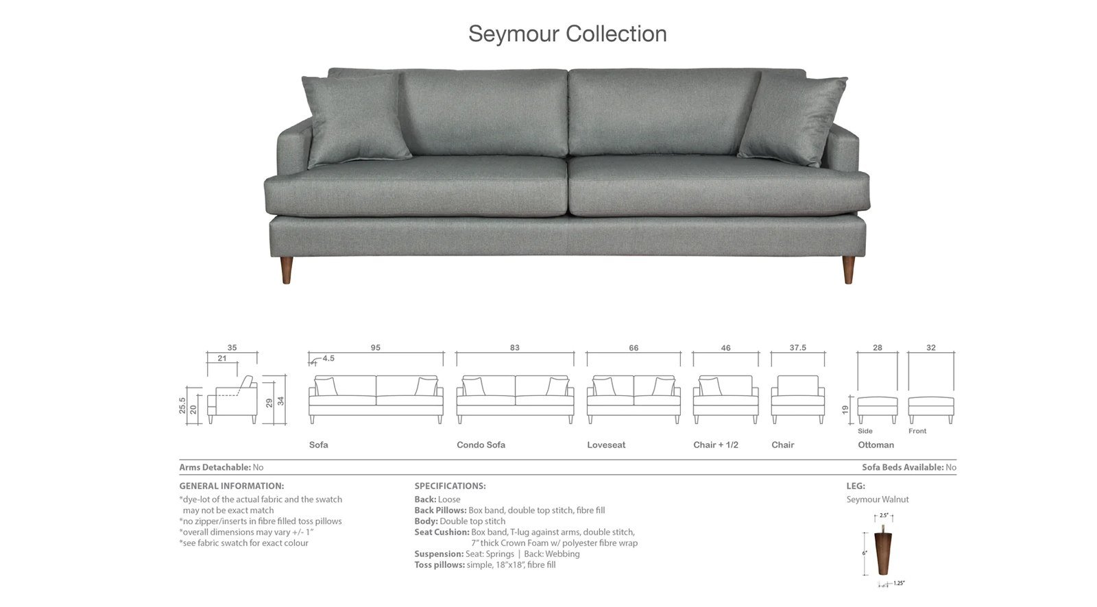 Seymour Sofa - Image 4