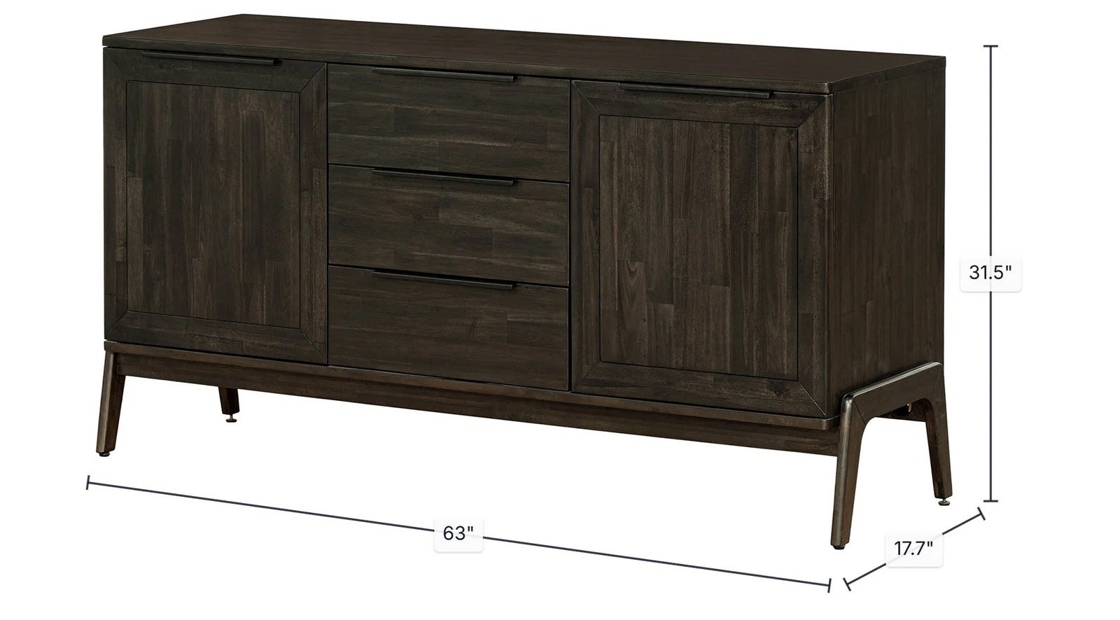 Brunette Sideboard - Antique Black - Image 4