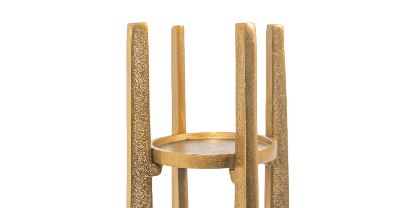 Skye Candle Holder, Large Gold - Image 3