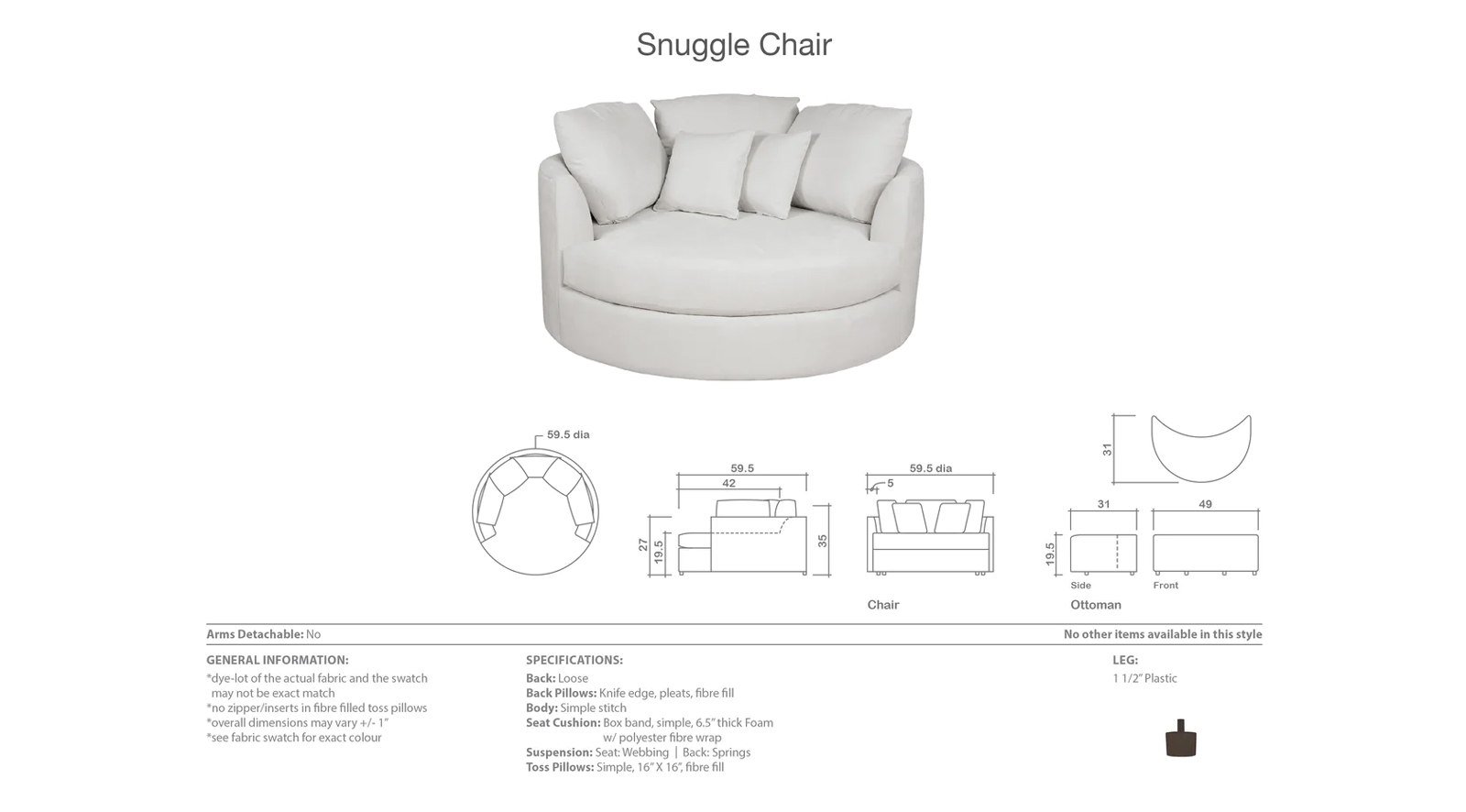 Snuggle Chair - Image 6