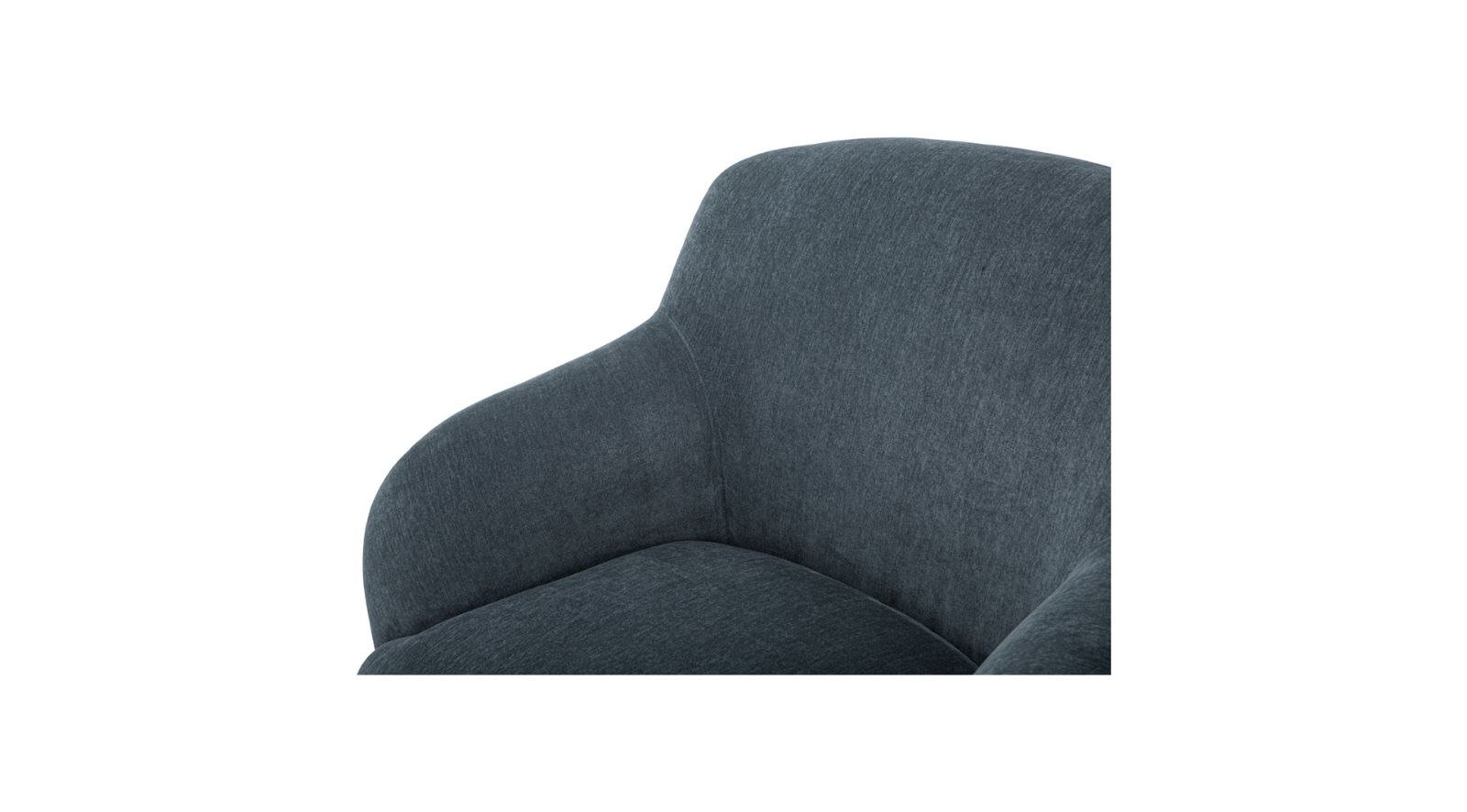 Stevie Lounge Chair- Slate Blue - Image 3