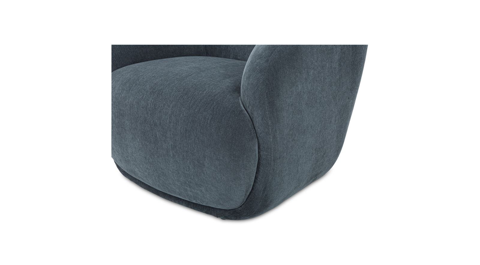 Stevie Lounge Chair- Slate Blue - Image 2