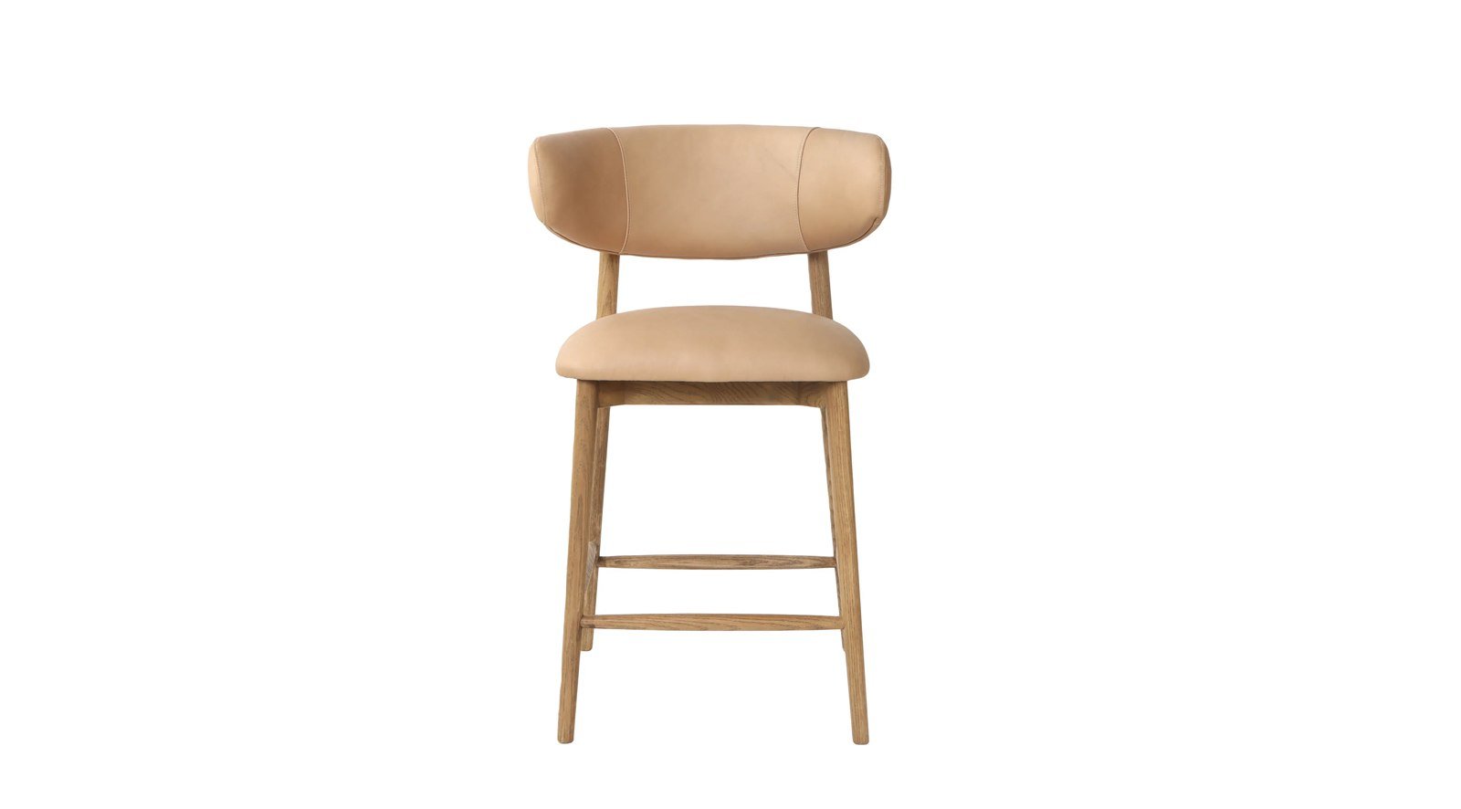 Windsor Counter Stool - Tan Leather - Image 5