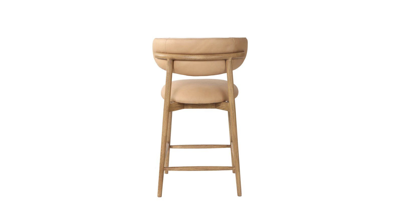 Windsor Counter Stool - Tan Leather - Image 3