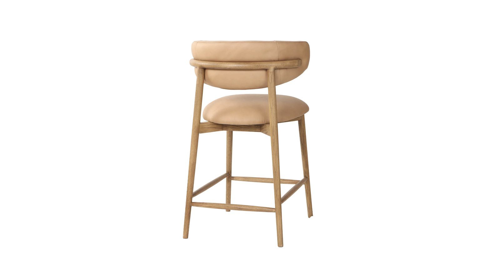 Windsor Counter Stool - Tan Leather - Image 2