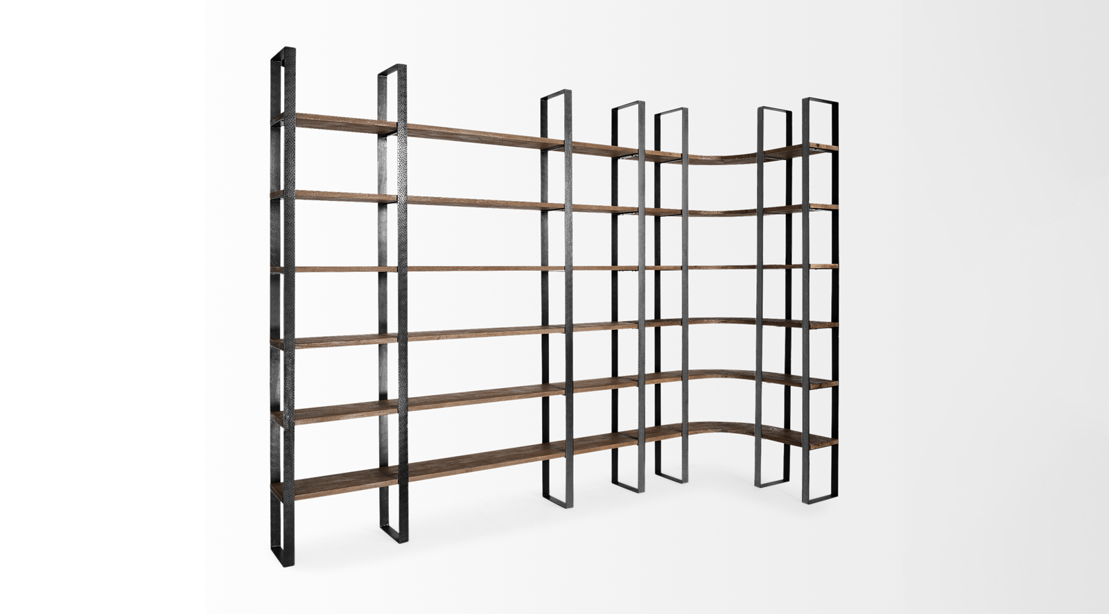 Taunton II- DARK BROWN Shelving Unit - Image 6