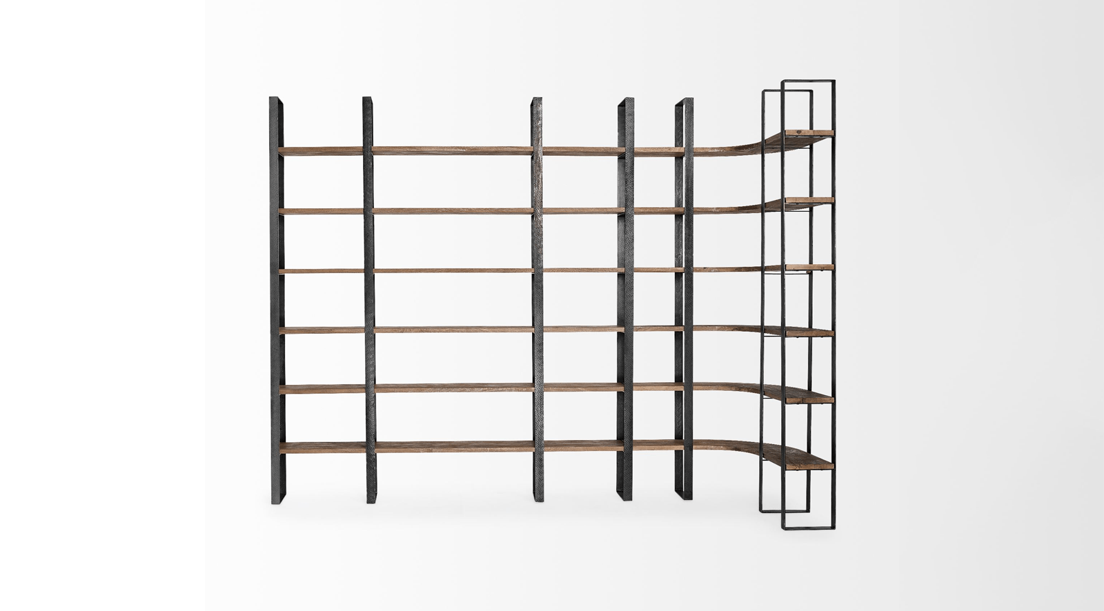Taunton II- DARK BROWN Shelving Unit - Image 5