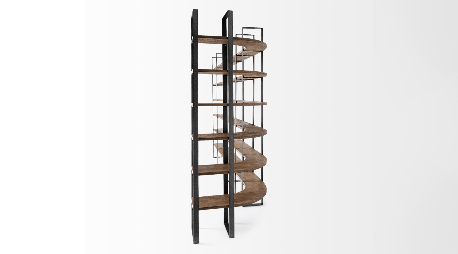 Taunton II- DARK BROWN Shelving Unit - Image 4