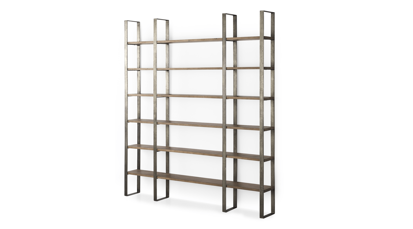 Taunton- MEDIUM BROWN Shelving Unit