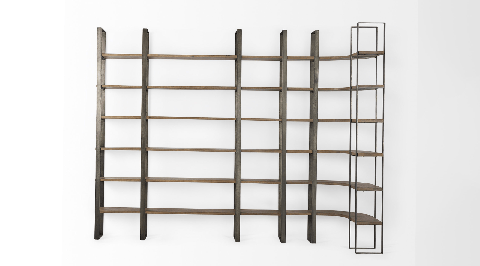 Taunton- MEDIUM BROWN Shelving Unit - Image 11