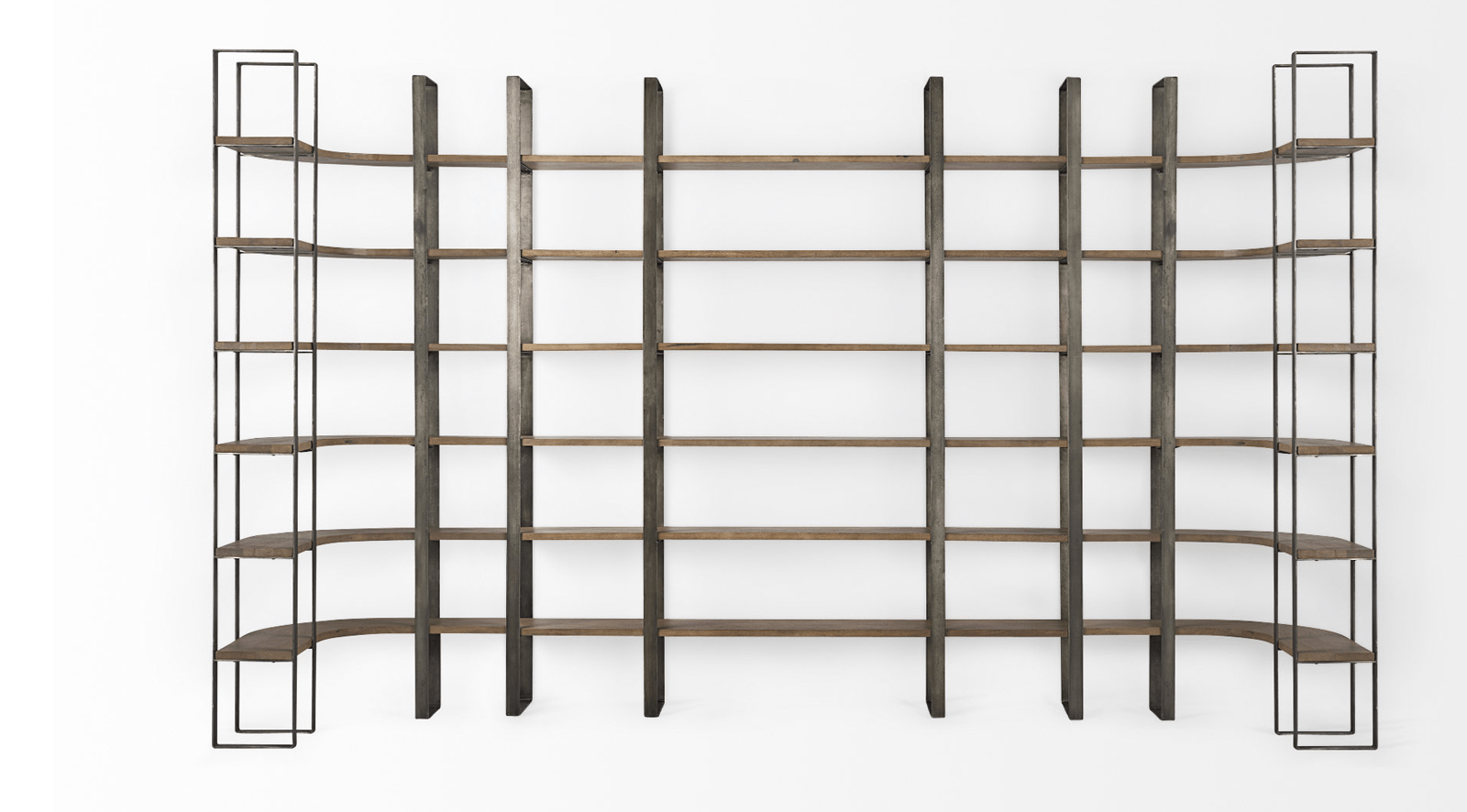 Taunton- MEDIUM BROWN Shelving Unit - Image 2