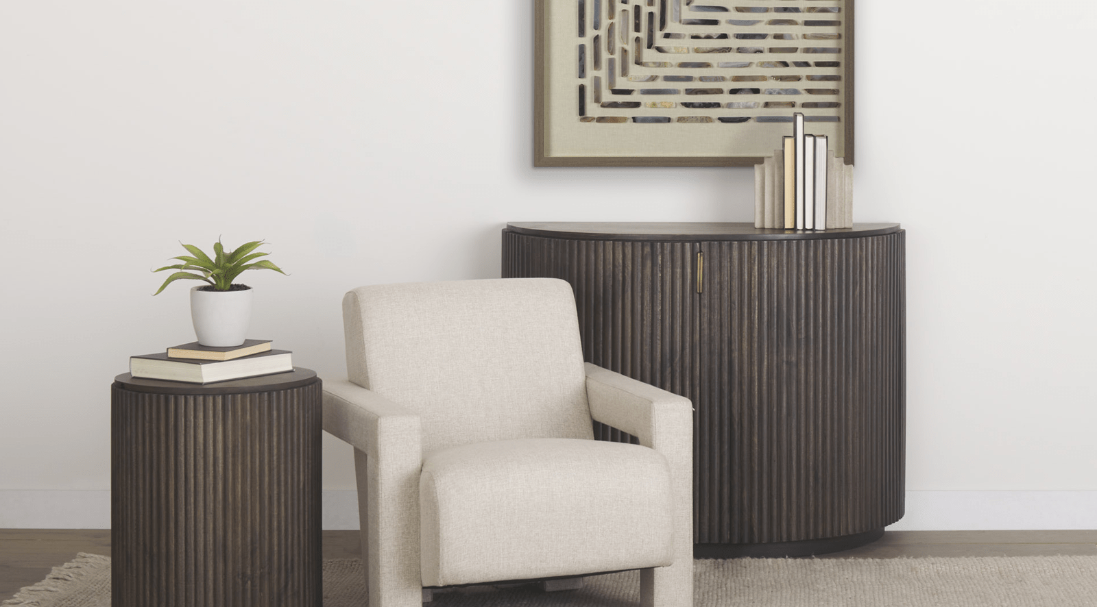 Terra Accent Cabinet-DARK BROWN - Image 4