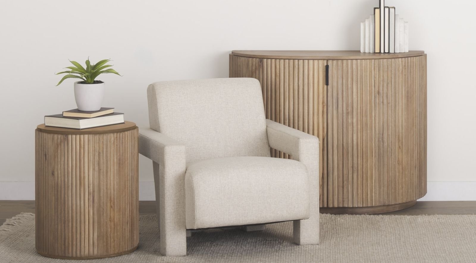 Terra - LIGHT BROWN Side Table - Image 9