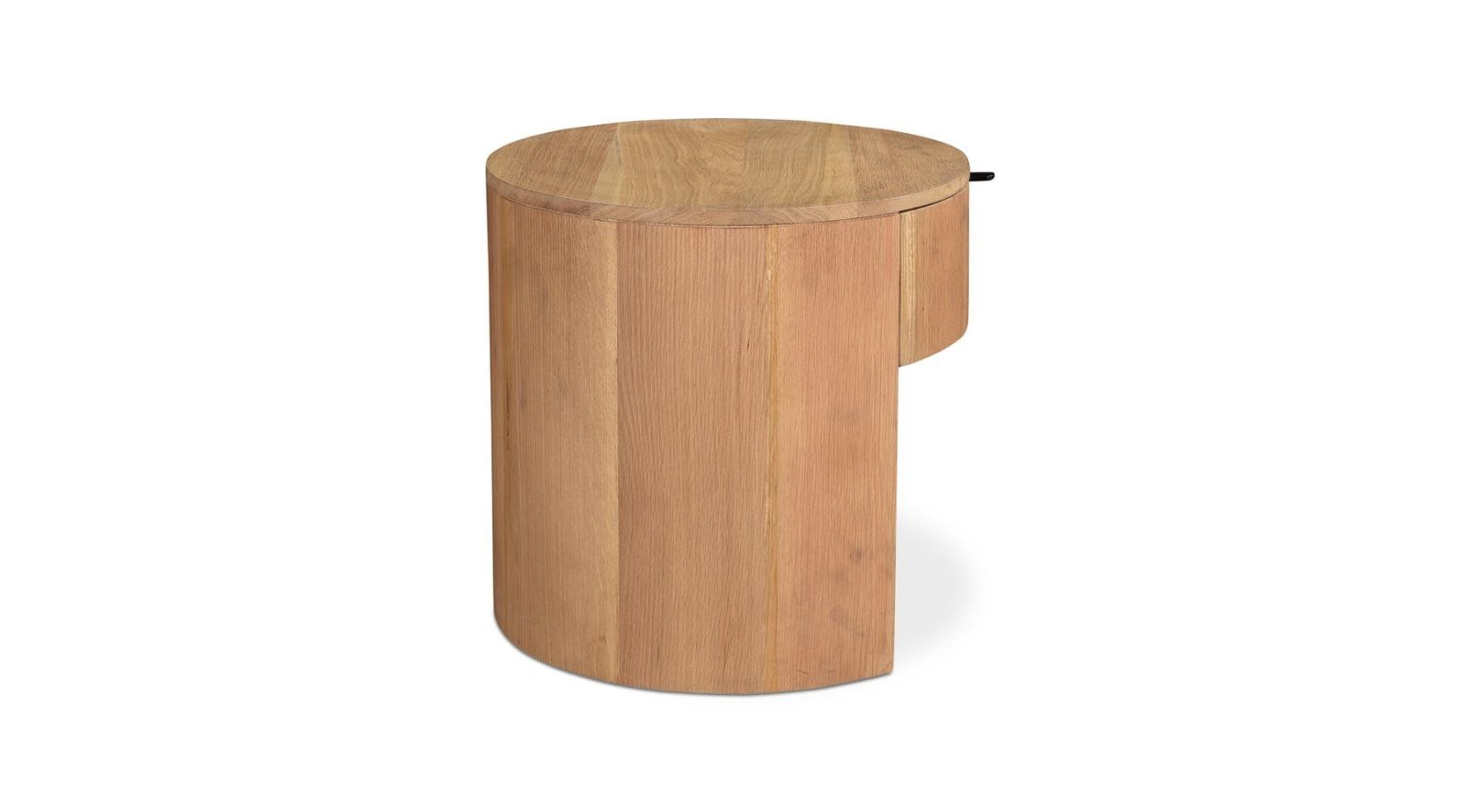 Theo One Drawer Nightstand- Natural - Image 8