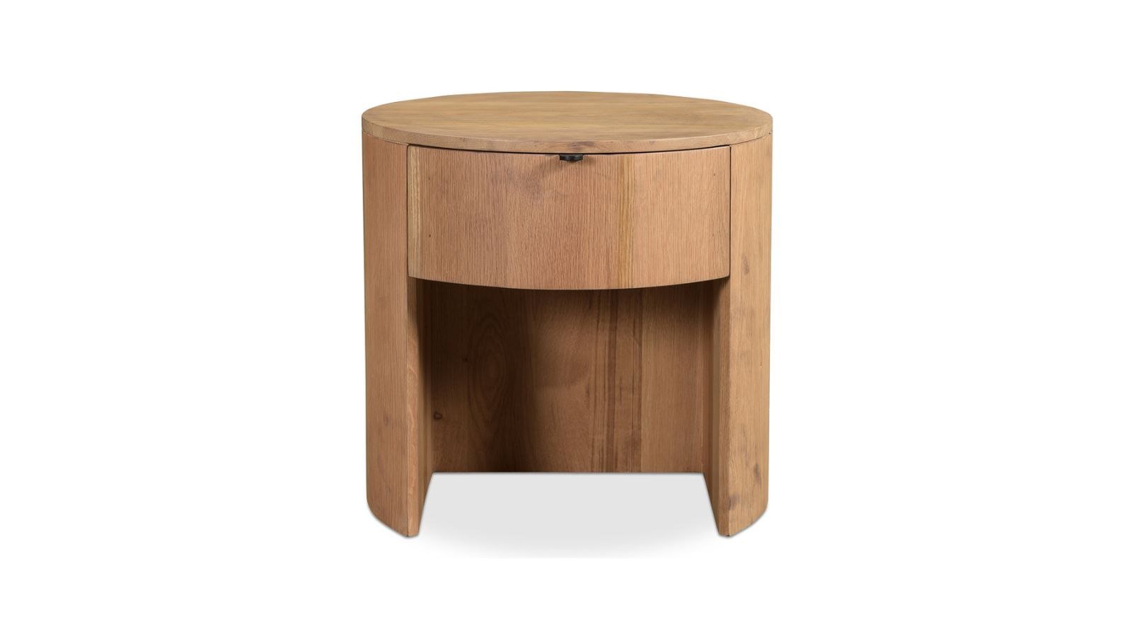 Theo One Drawer Nightstand- Natural - Image 3