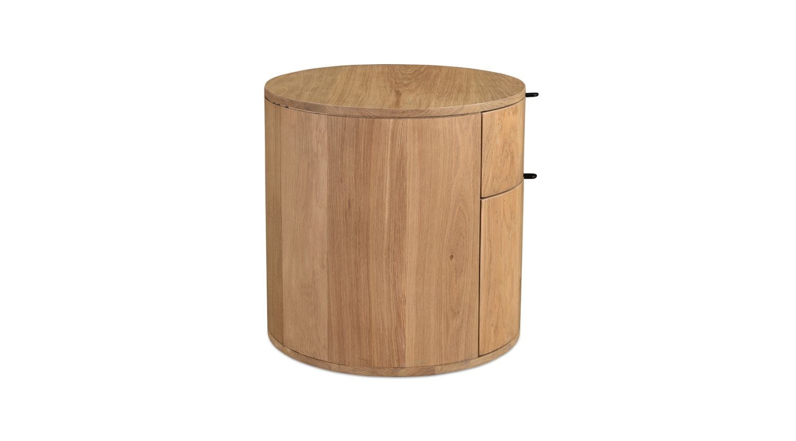 Theo Two Drawer Nightstand- Natural - Image 9