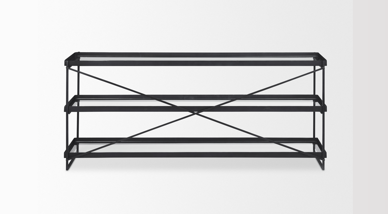 Trey - BLACK Console Table - Image 2