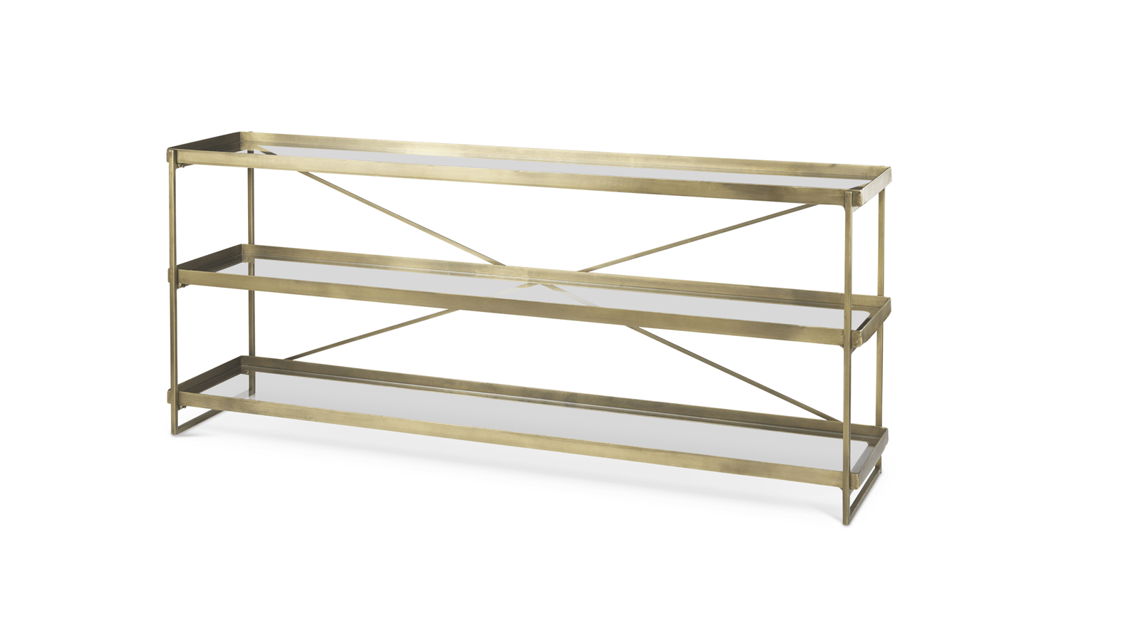 Trey - GOLD Console Table