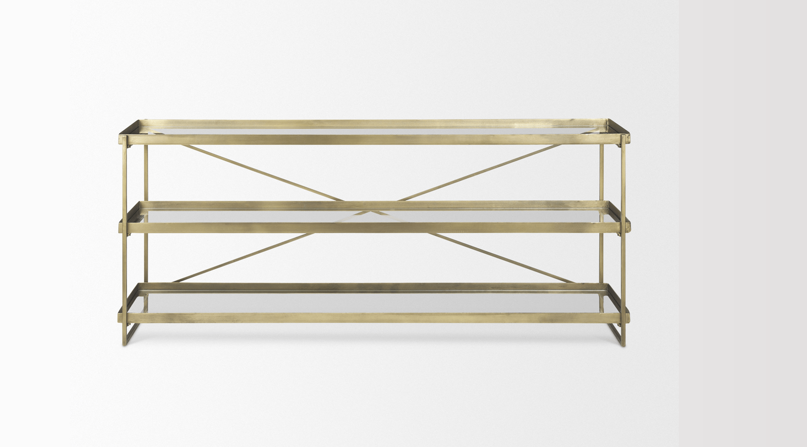 Trey - GOLD Console Table - Image 5