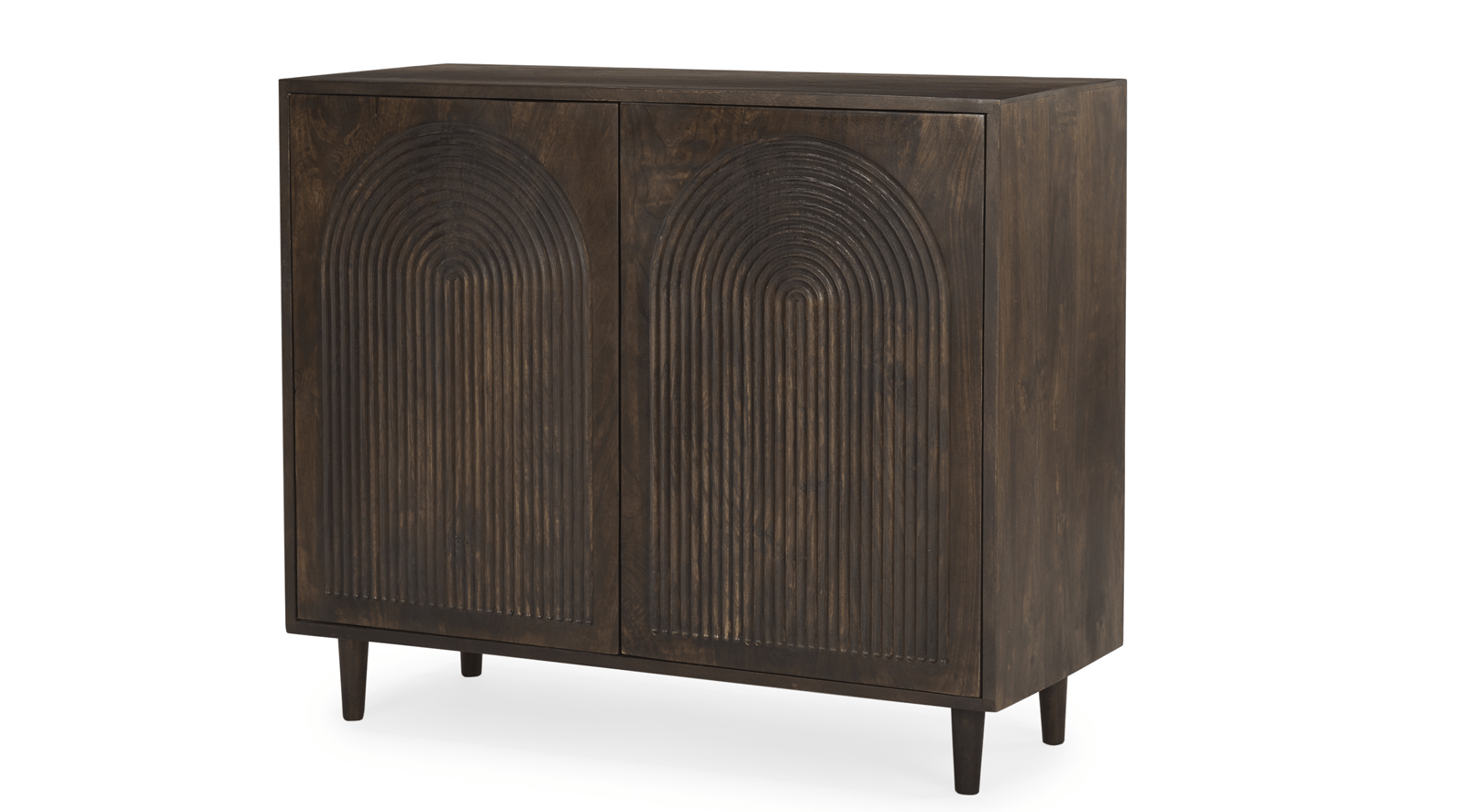Tucker Accent Cabinet-DARK BROWN