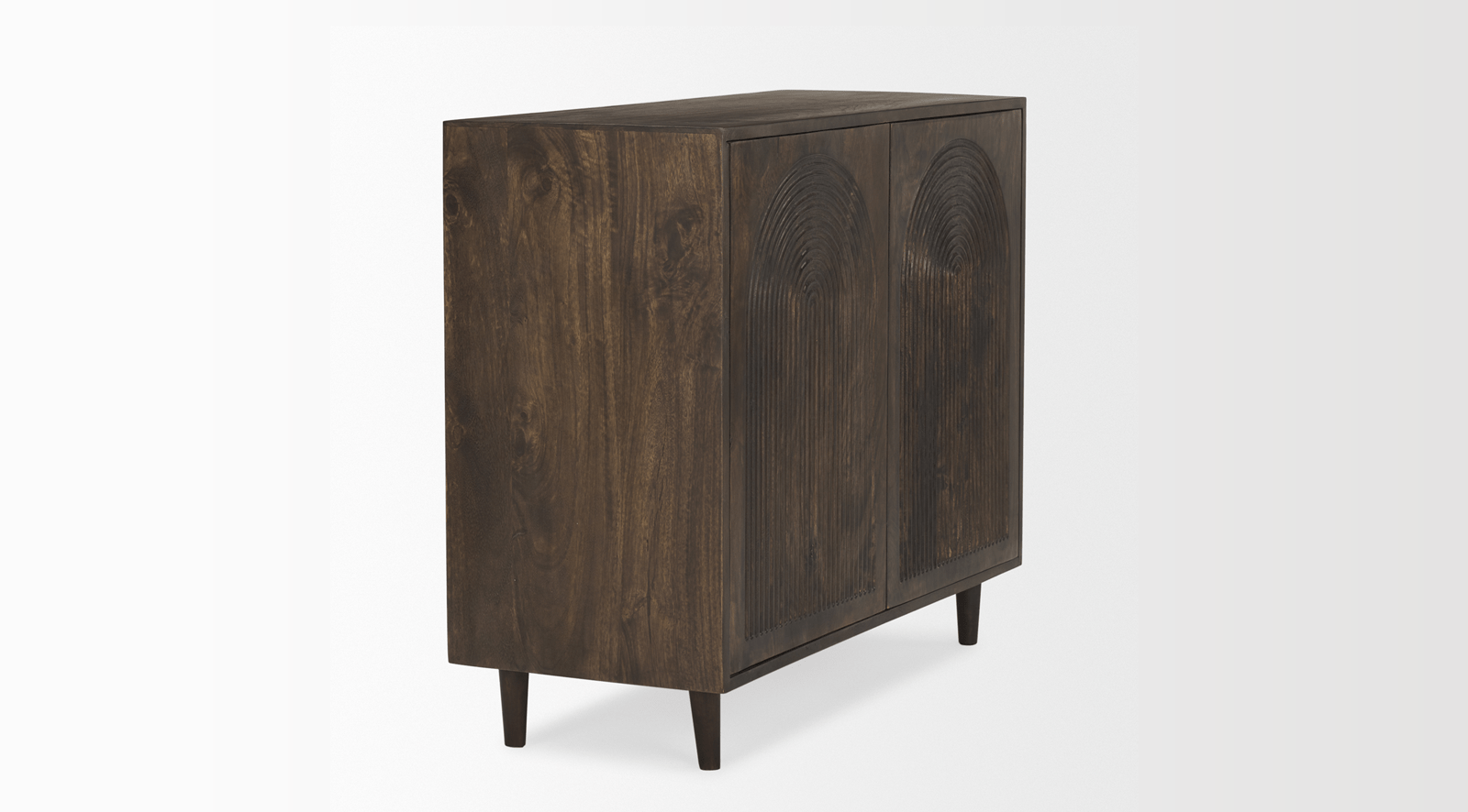 Tucker Accent Cabinet-DARK BROWN - Image 3