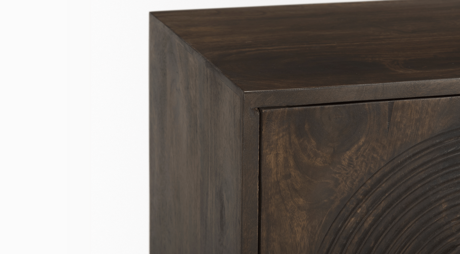 Tucker Accent Cabinet-DARK BROWN - Image 5